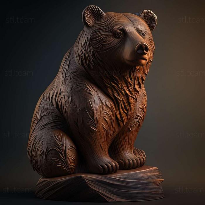 3D model Maryam bear famous animal (STL)